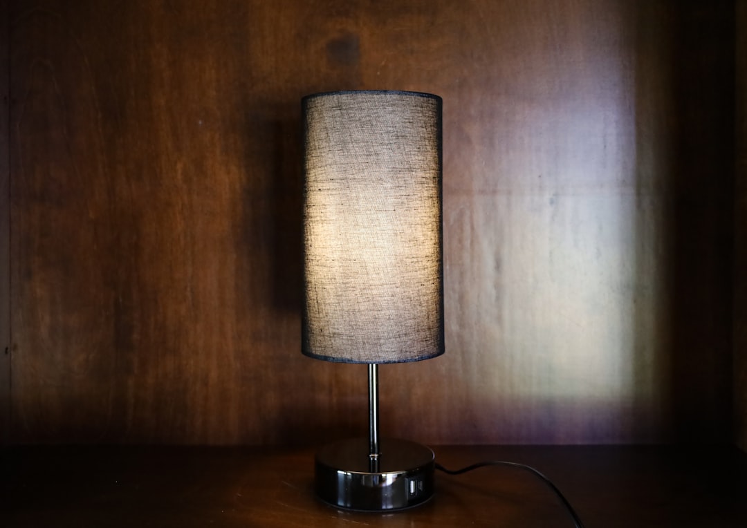 Photo linen shade wall sconce